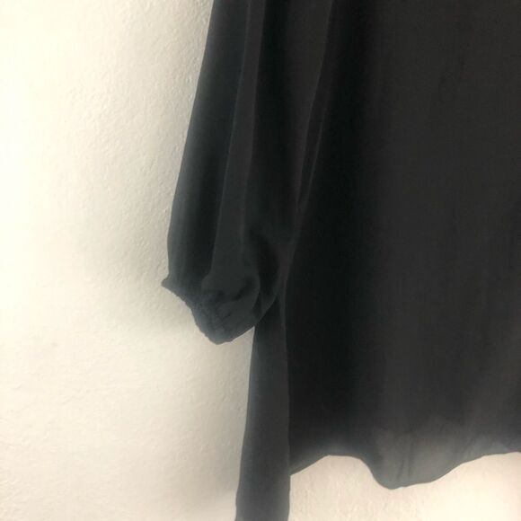 Sami & Jo Black low high neck details blouse size S   New with tags - Picture 5 of 6